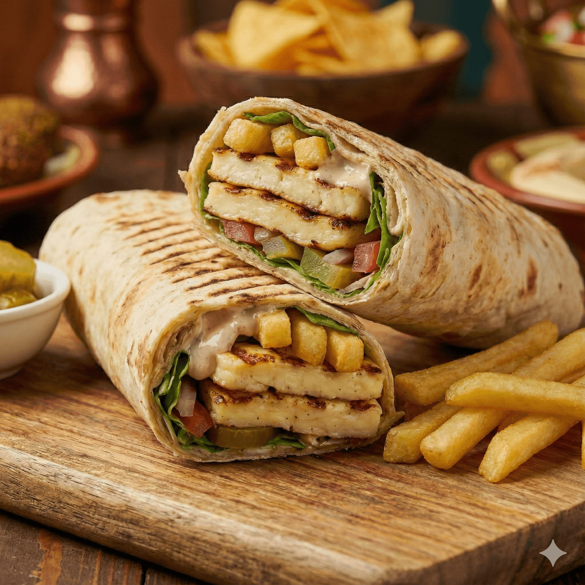Halloumi Wrap